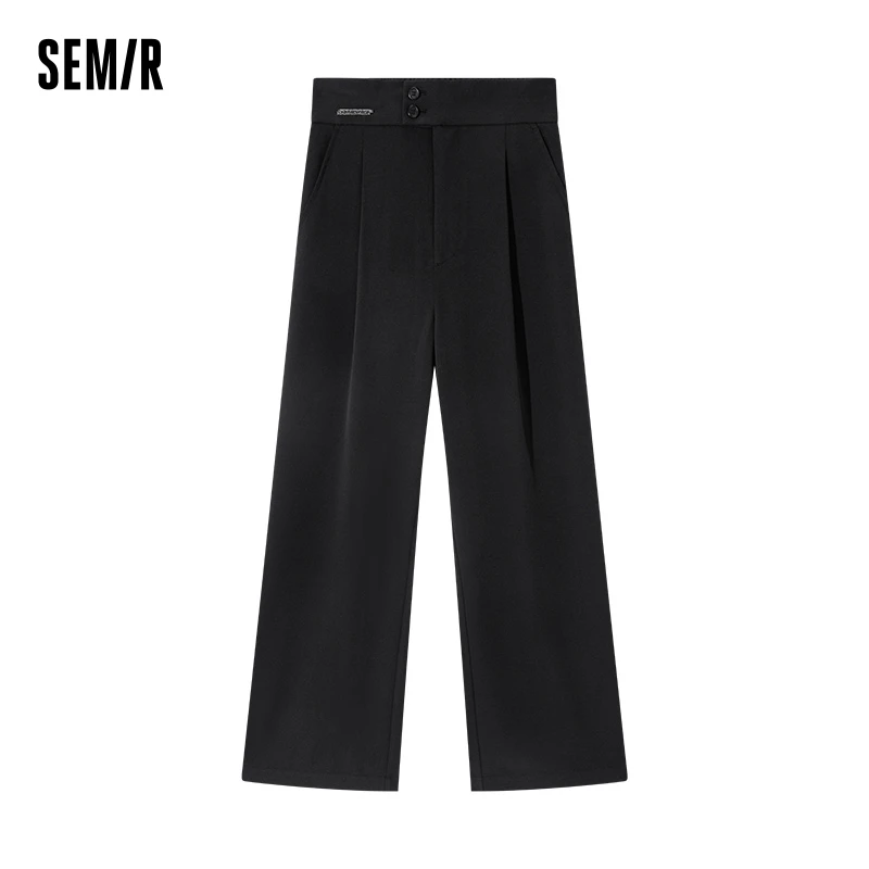

Брюки Semir Женские повседневные, драпированные штаны с разрезом, легкие в уходе широкие, лето 2024