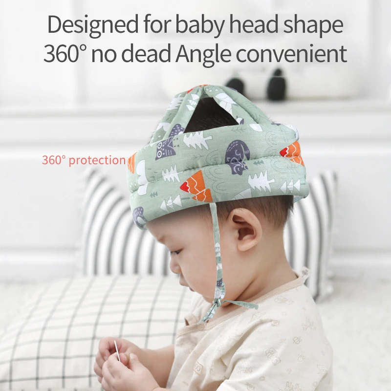 Baby Head Pillow Baby head pillow anti-fall device Head protective pad summer anti-bump head learning to walk baby four seasons toddler hat