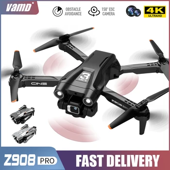 신제품 쿼드콥터 드론 Z908Pro 미니 드론, 4k 전문 장애물 회피 헬리콥터 원격 제어 쿼드콥터 RC 드론 장난감 2023