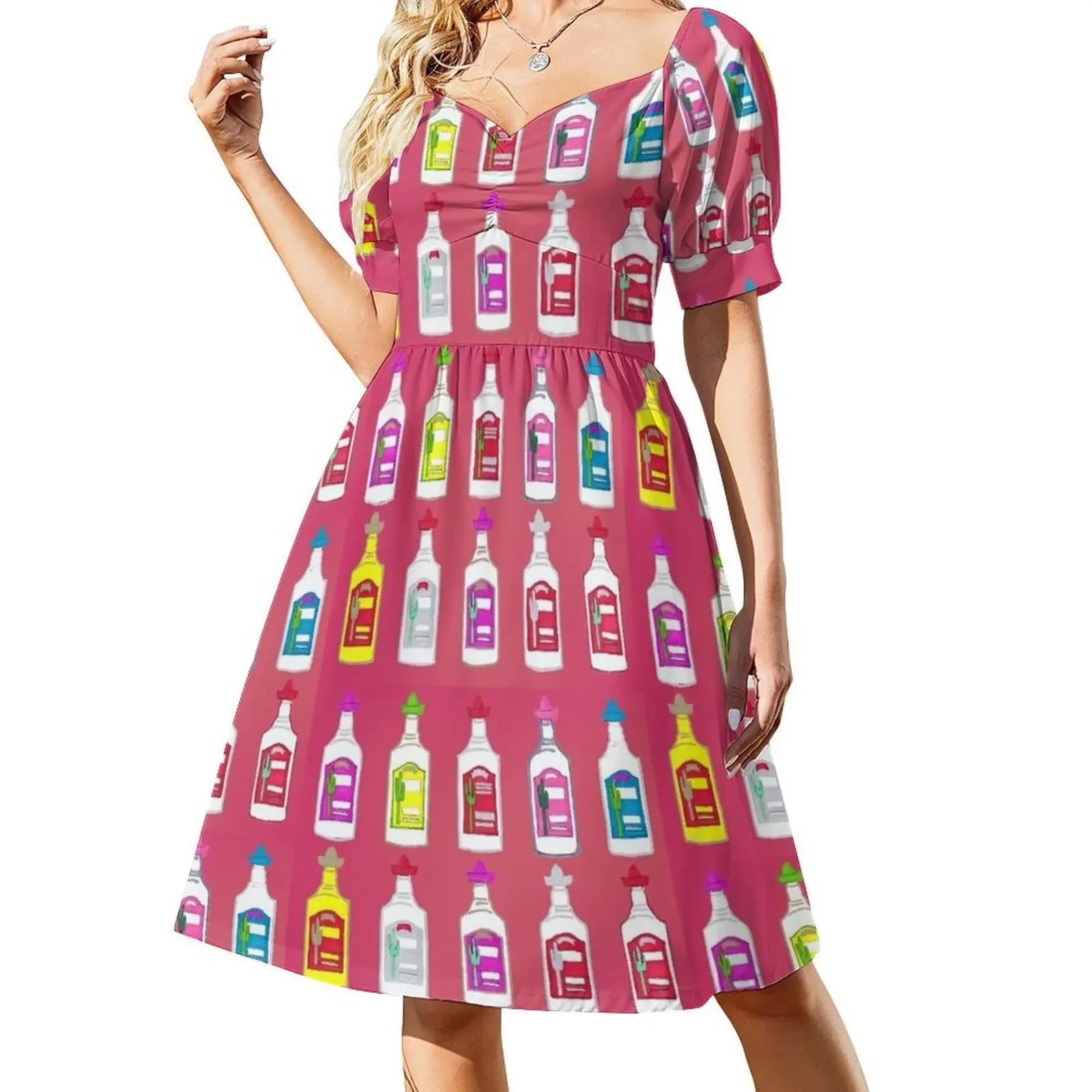 thumbnail image 1 of Vestido sin mangas de tequila, conjuntos de verano para mujer, ropa de mujer, novedades, vestido de noche para mujer, vestido, 1 of 7