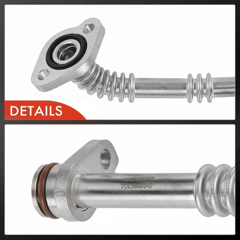 Car Turbocharger Oil Return Tube Assembly FR3Z-6L092-C For Ford Mustang 15-22 Explorer 16-19 FR3Z-6L092-B FR3Z6L092C