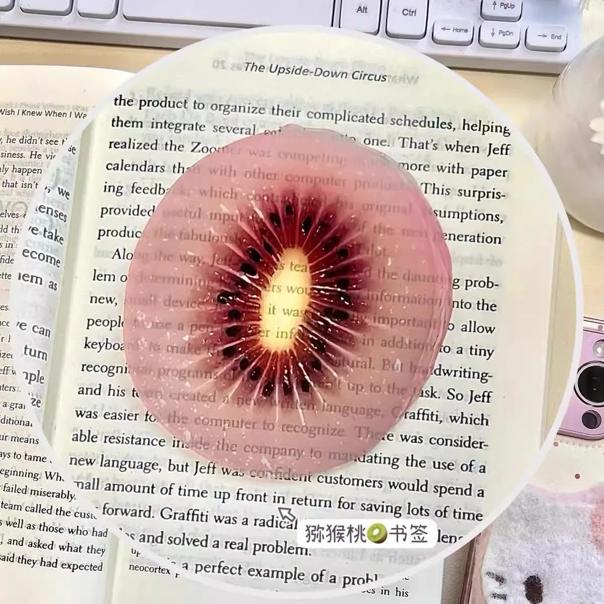 Ins Fruit Slice Bookmark Simulation Apple Lemom Cute Bookmark Reading Book Page Holder Student Gift Book Page Tag School Supplie bookmark page holder bookmarks stationery supplies bookmark holder