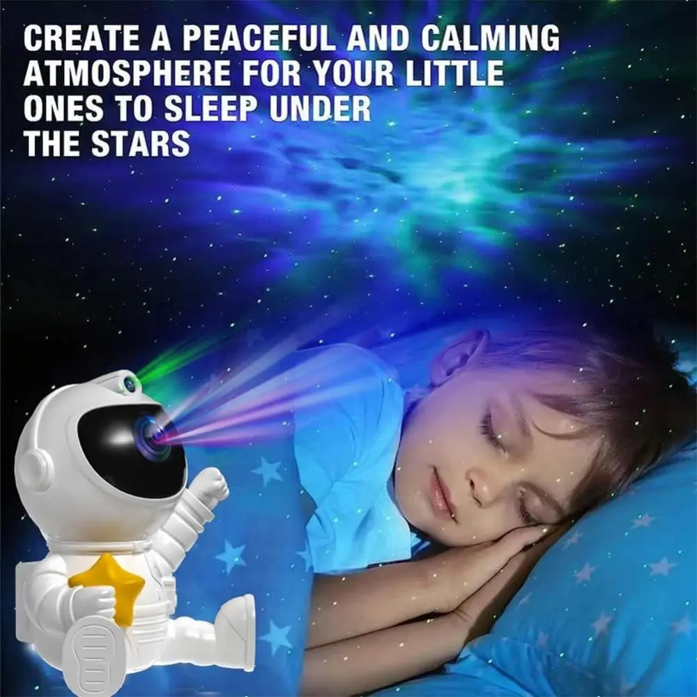 

ABS Astronaut Star Space Projector New Home Decoration LED Astronaut Projection Lamp Spaceman Galaxy Night Light Kids Gift