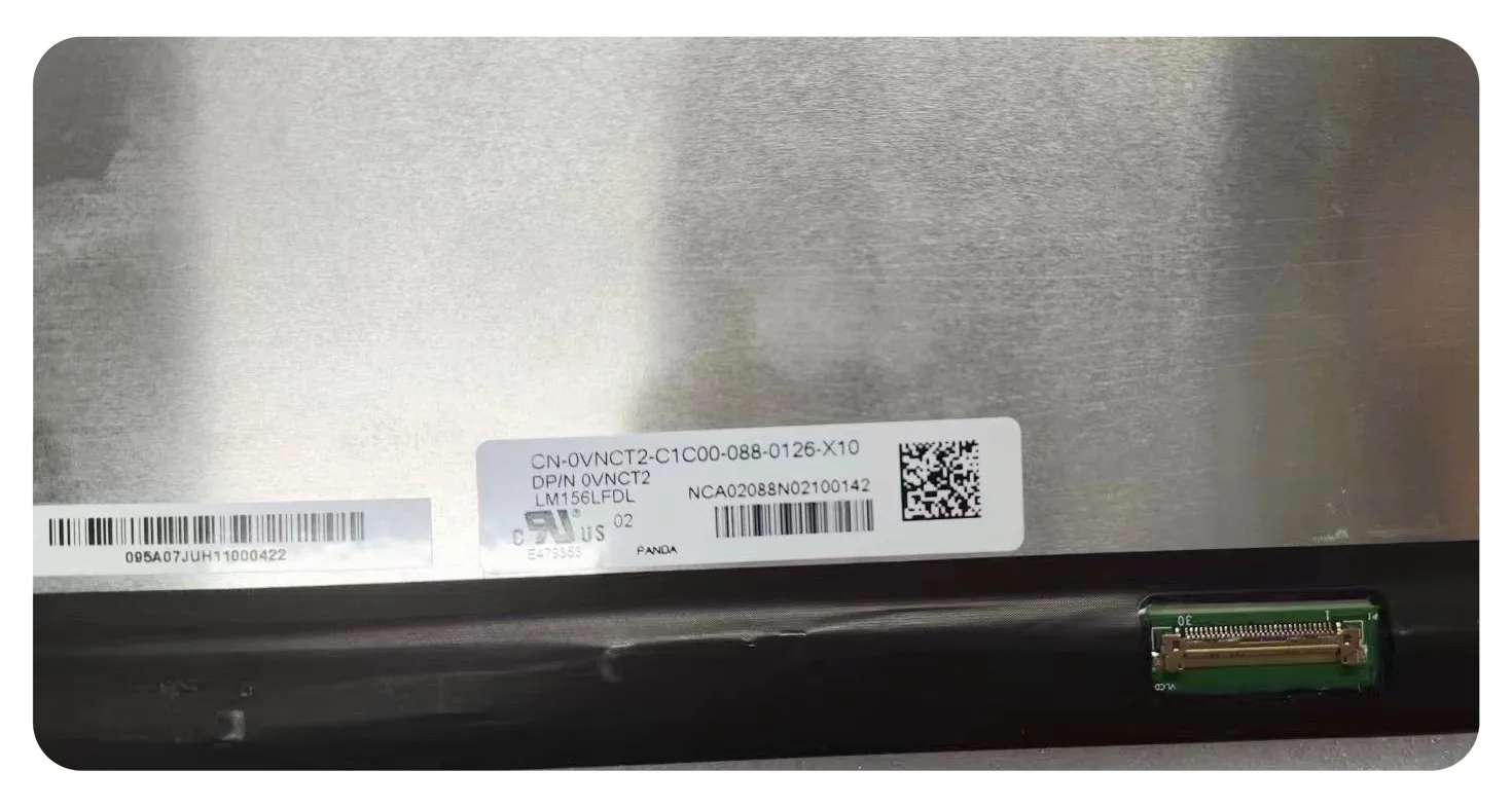 Dell DPN 0VNCT2 VNCT2 Panda LM156LFDL FHD IPS schermo LCD opaco display