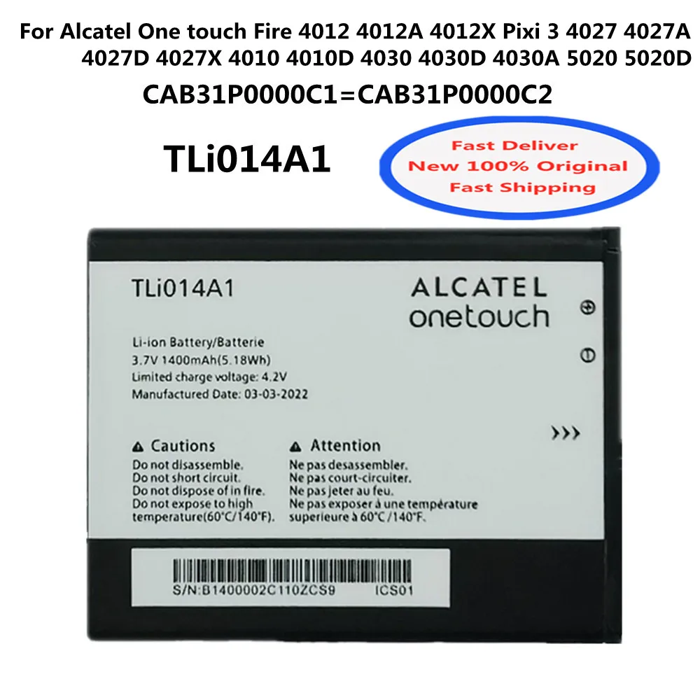 Battery Li-Ion for Alcatel M Pop 5020D-2BALDE / Inspire 2 II OT