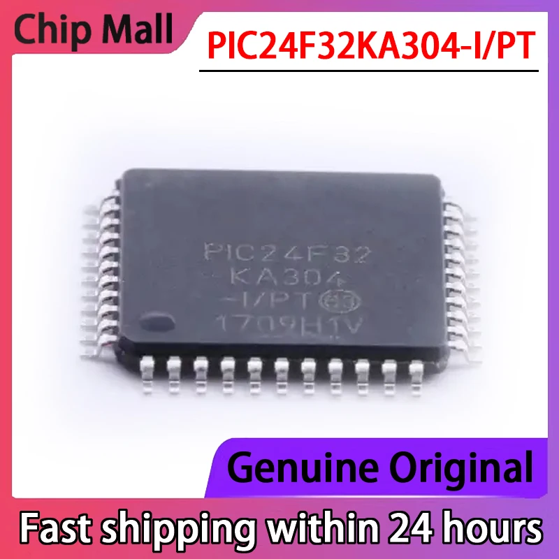 

1PCS Original PIC24F32KA304-I/PT PIC24F32KA304 Integrated Circuit Chip QFP-44 Packaging