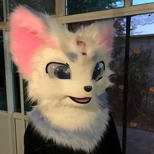 

Fox Husky Head Animal Costume Fursuit Animal Head Custom Furry Furry Stage Performance Costumes and Costumes