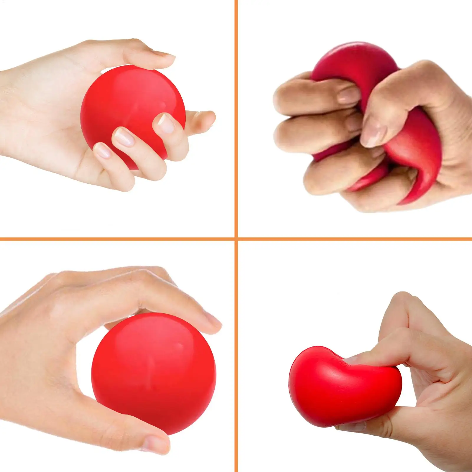 hand strengthening ball Grip Ball Hand Exercise Ball Finger Strengthener Exerciser Grippers ball Rehabilitation training tool