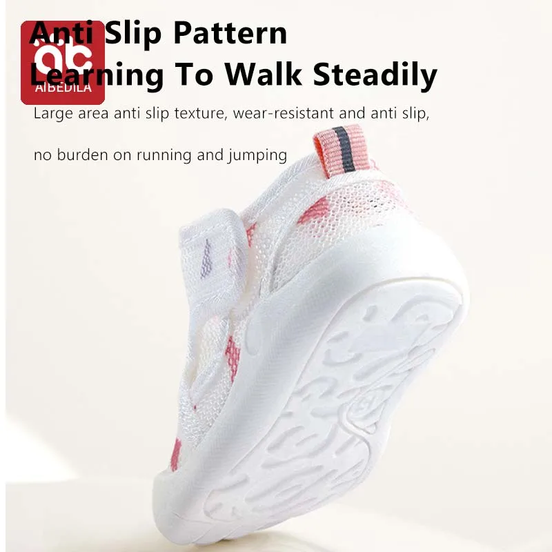AIBEDILA Newborn Baby Shoes Child Sports Shoes Soft Flats Baby Toddler First Walkers Kids Sneakers 1-3 Year Casual Infant Shoes 3