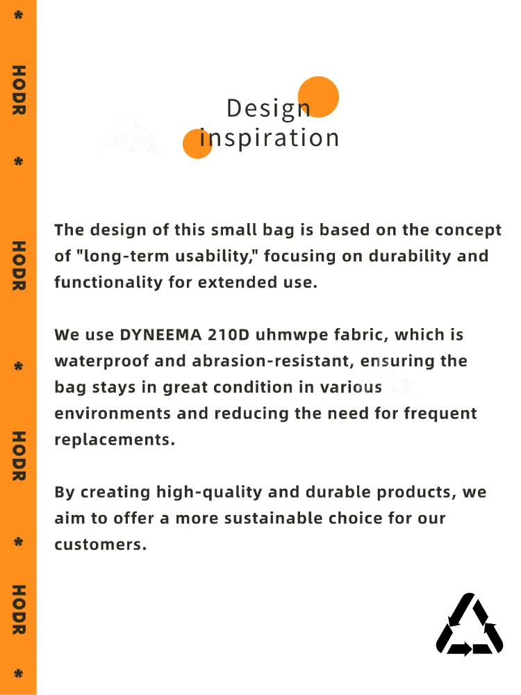 Water resistant zipper pouch made from reinforced 210D UHMWPE fabric