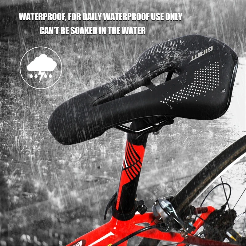 Bicycle Saddle For Men Women Giant Bicycle MTB Road Bike MTB Short Nose Bicycle Seat PU Leath