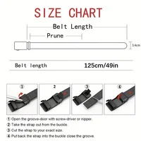 Men's Tactical Waist Belt Durable Automatic Workwea Outdoor Adventures Buckle For Sports Canvas Unisex 6