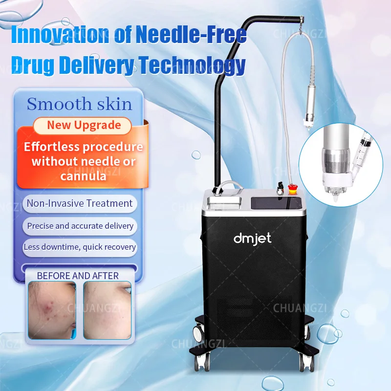 hot sale needle-free injection air jet beauty machine for acne scar removal scalp treatment
