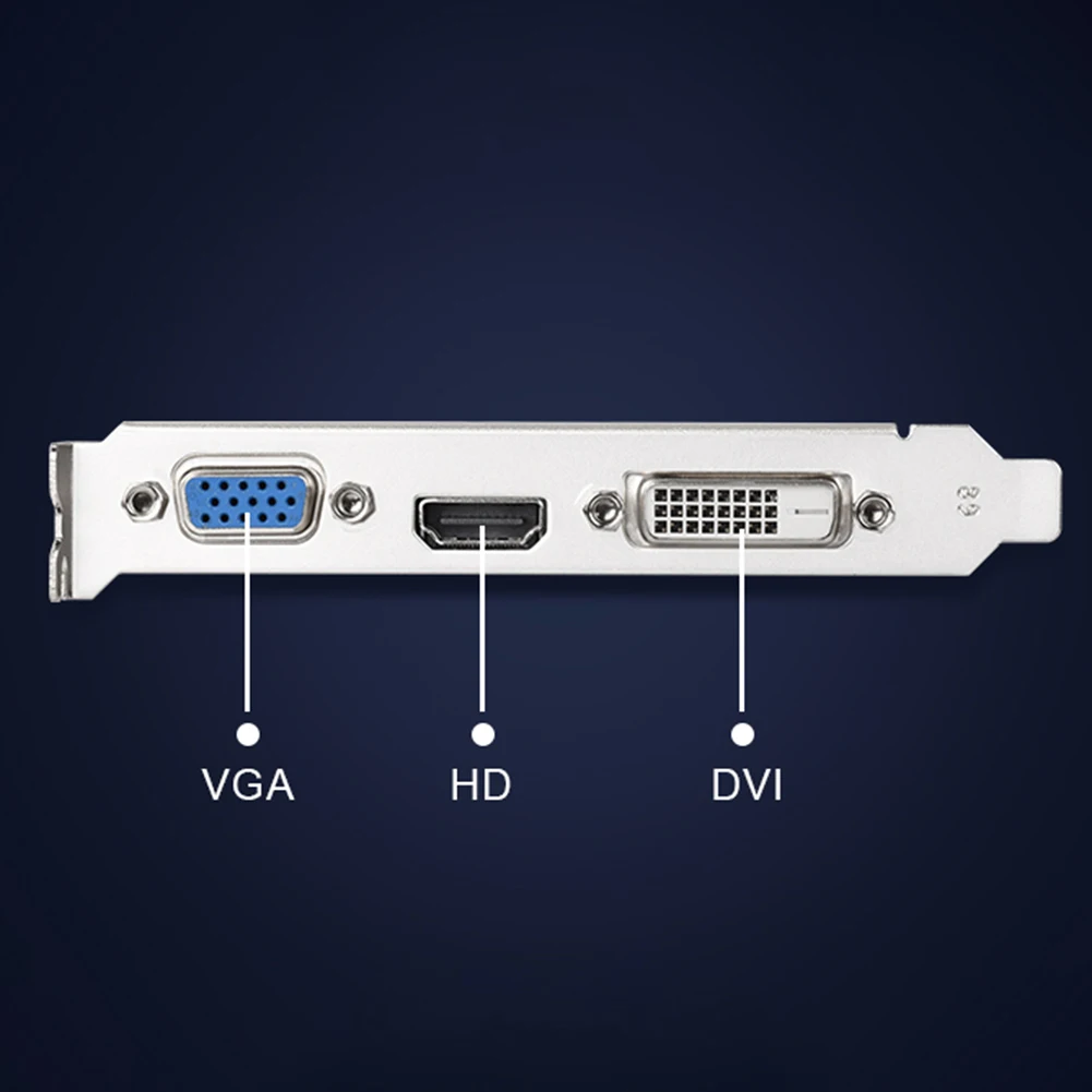 GT610 Video card 1/2GB PCIE X16 2.0 NVIDIA GeForce GT 610 DDR3 Graphics card VGA HD DVI 64Bit 1800MHz GT610 GPU Graphics graphics card