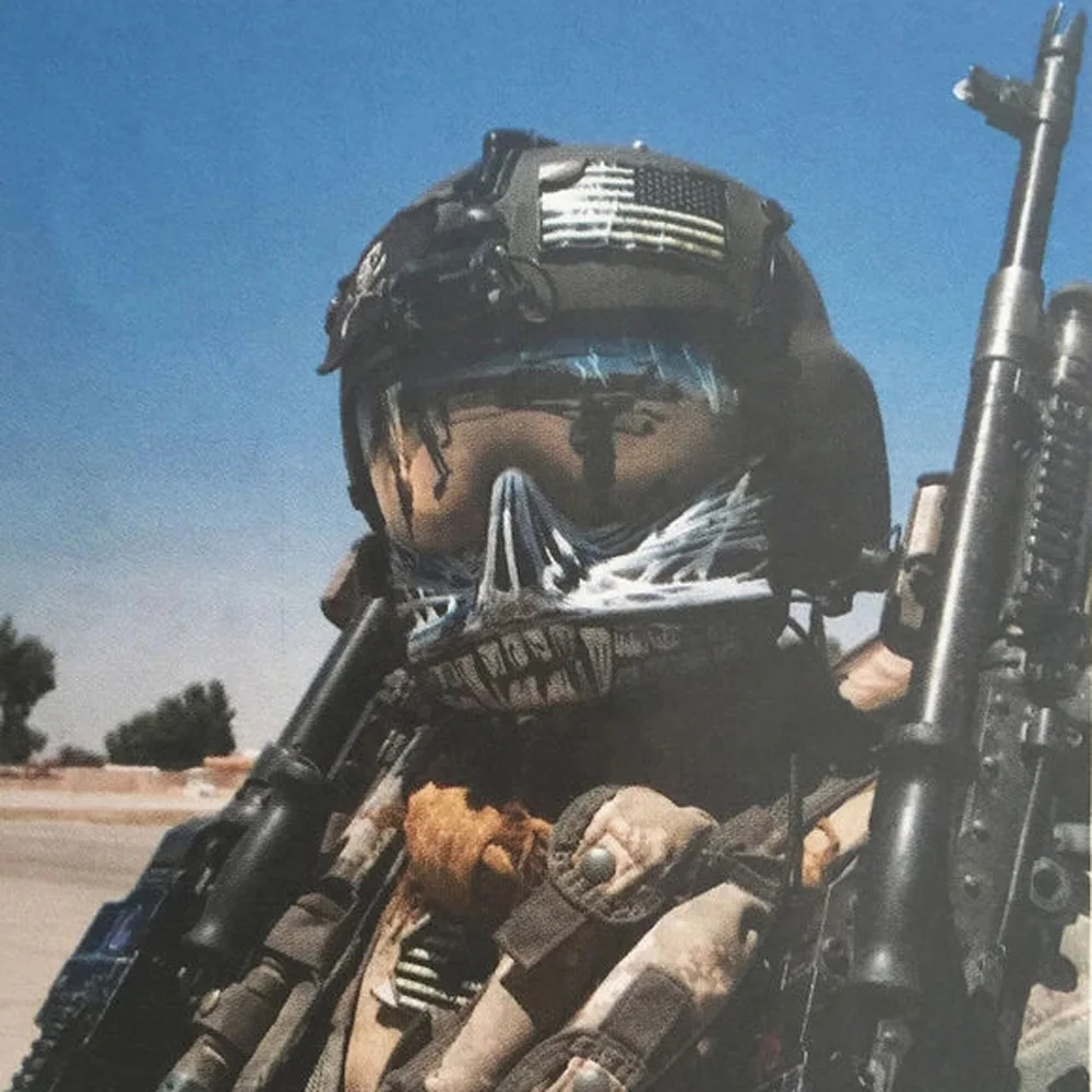 HGU-56P Land Pilot Helmet Mask DIY Graffiti Interchangeable