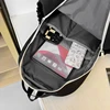 New Women Nylon Backpack Student Trendy Lady Leisure Solid Color Book Bag Female Laptop College Backpack Fashion Girl School Bag 5