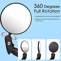 Rétroviseur de vélo rotatif à 360 degrés réglable, extrémité du guidon de vélo pour cyclisme, accessoires de vélo de route en montagne 5