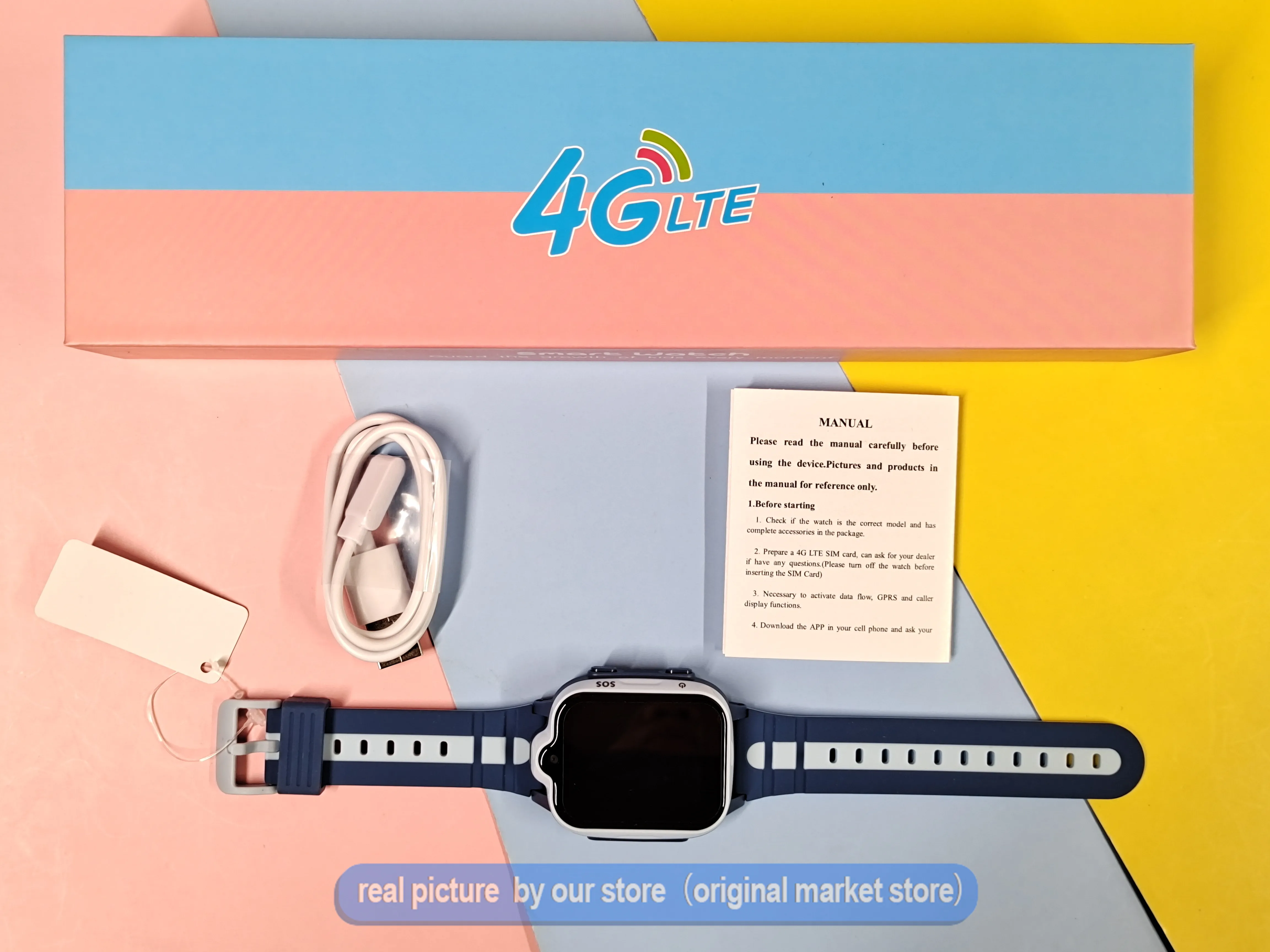 4G Kids Smartwatch Phone GPS Tracker SOS HD Video Call Touch Screen IP67 Waterproof Call Back Children Smart Phone Watch K15 K9