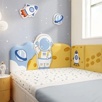 Cartoon Astronaut Kids Boy Room Decor Bed Headboard Bedroom Furniture Head Board Tete De Lit Tatami Wall Panels Cabecero Cama 2