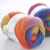 50g/ball Worsted Section-dyed Rainbow Yarn 100% Pure Wool Yarn for DIY Hand Knitting Crochet Shawl Scarf Thread XD003 2