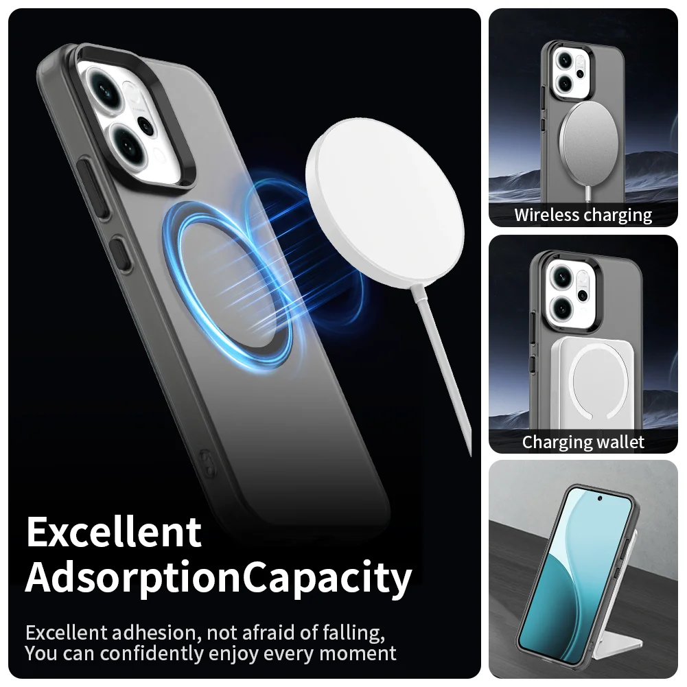 Luxury Skin Feel Candy Magnetic Back Cover for OPPO Reno - Limited Edition Case