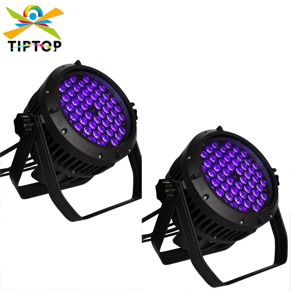 

Профессиональный стробоскоп TIPTOP, черное освещение для Хэллоуина, декоративный светильник Cannon 54x3W DMX Par, сценический стробоскоп с регулируемой яркостью, Ультрафиолетовый