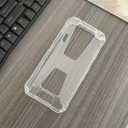 Ultra - Thin Black Transparent TPU Phone Case - Soft Silicone Protective Shell - Unihertz Tank 2 (Transparent)