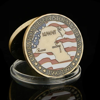 1990-1991 USA Operation Desert Storm Veteran Military Challenge Coin