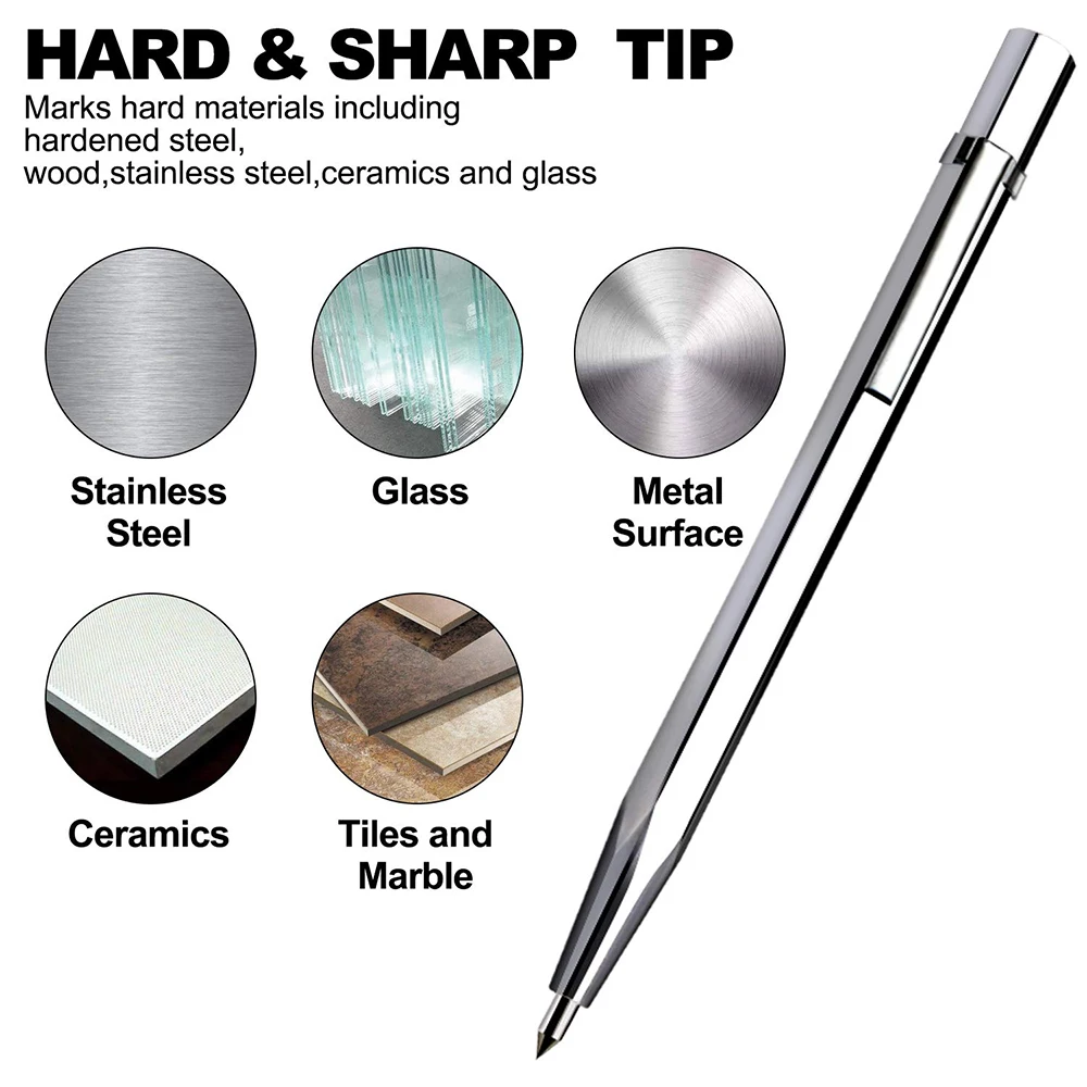 Diamond Metal Marker Engraving Pen Tungsten Carbide Nib Stylus Pen for Glass Ceramic Metal Wood Engraving Hand Tools engraving pen 1pc