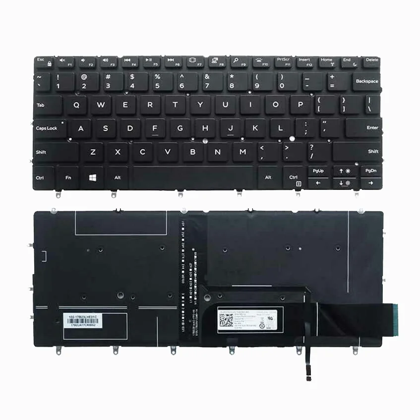 

Клавиатура с подсветкой для ноутбуков DELL XPS 13 9370 13-9370 13-9370-D1705S 9317 13-9380