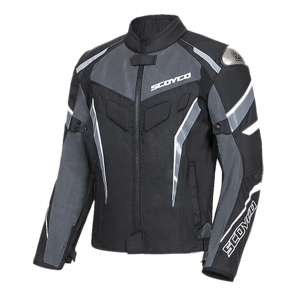 SCOYCO Breathable Road Commuter Race Motorcycle Top Off-Road Outdoor Riding Motorcycle Jacket Motorbike Race Riding 