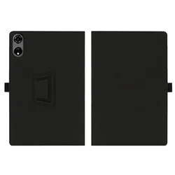 Folding Stand Protective Cover with Pencil Holder and Wrist Strap, Full Protection, PU Leather for Blackview MEGA3 11IN (Black)