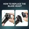 Kensen Replacement Shaver Head for S21 Electric Shaver Magnetic 3D Floating Blade for FK-379 Stainless Steel Razor Head For Men 5