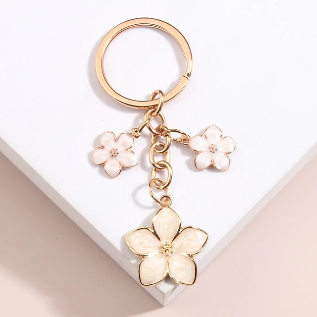 Sakura Acrylic Flower Keychain Stylish Oreillys Key Fob Chain Ring For  Women, Perfect For Schoolbags, Bags, And More Cute Gold Metal Keyrings  Ideal Gift For Girls From Yambags, $2.56