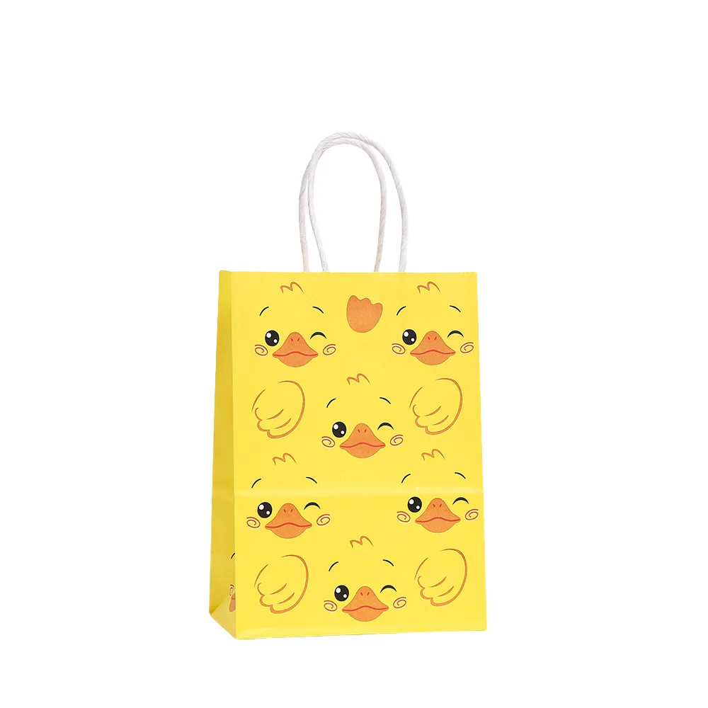 LPZHI Yellow Duck Gift Bags, Cute Duckling-Themed Party Tote Bags for Sweets, Candy, Sm... - SKU YDGB1206 - UGI Packaging