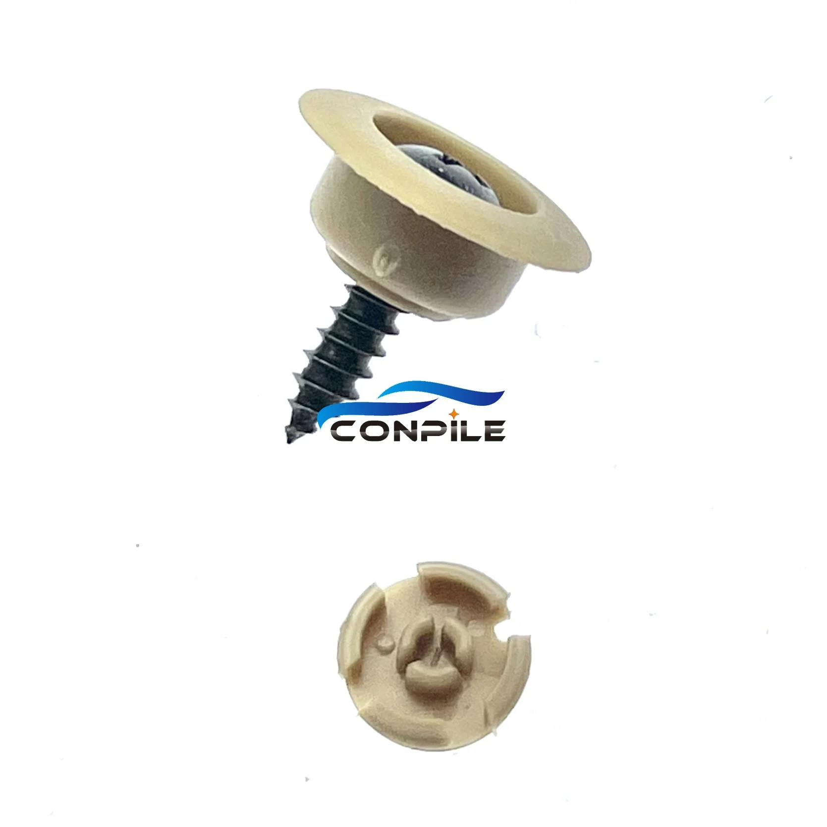 Eaglerich 50PCS Auto Fasteners For Hyundai Elantra, Sonata, Tucson, Santa Fe - Door Panel Trim Clips, Nylon Fixing Push Rivets - View #12