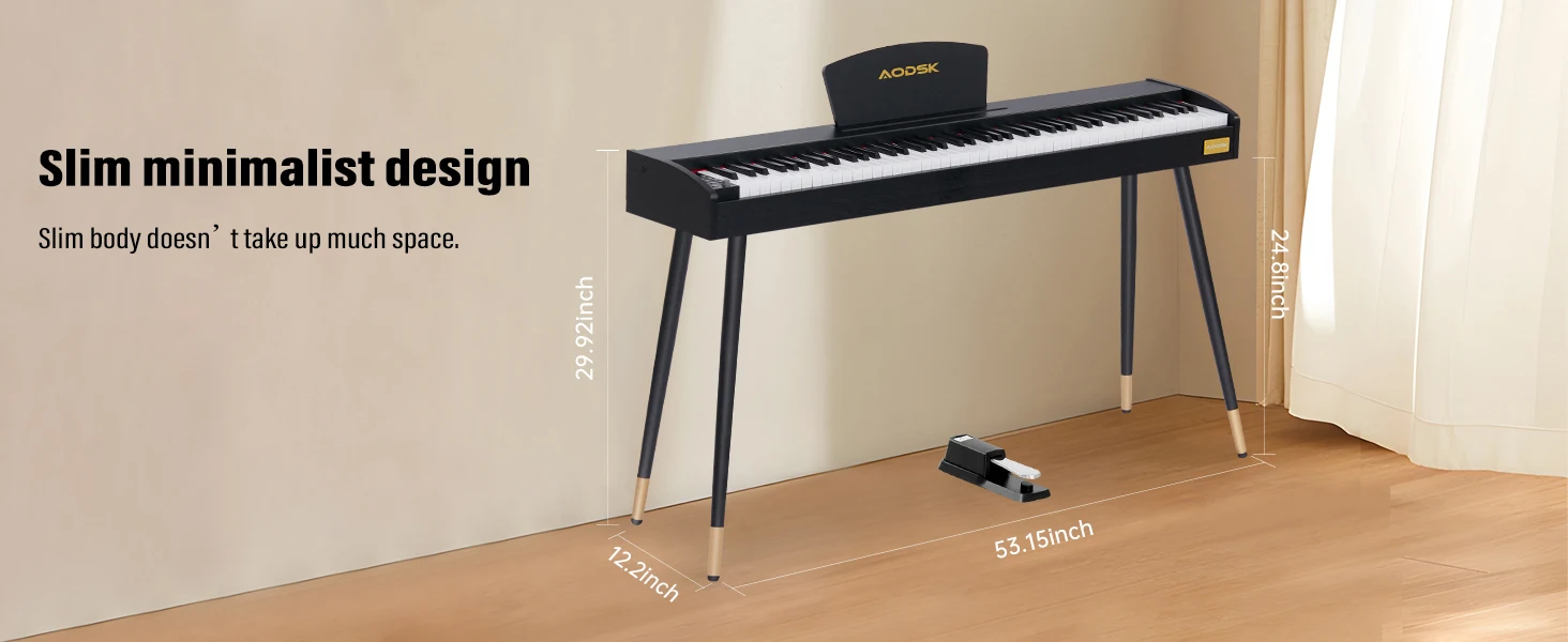 88 key electric keyboard