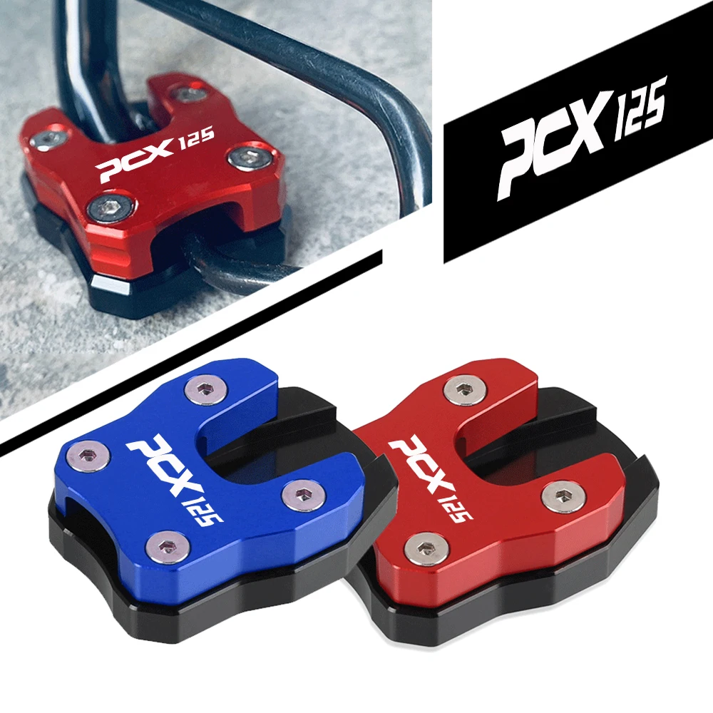 

For HONDA PCX160 ALLYEAR 2019 2020 2021 Motorcycle Parts Side Stand Pad Plate Kickstand Enlarger Support Extension 2022 PCX 160