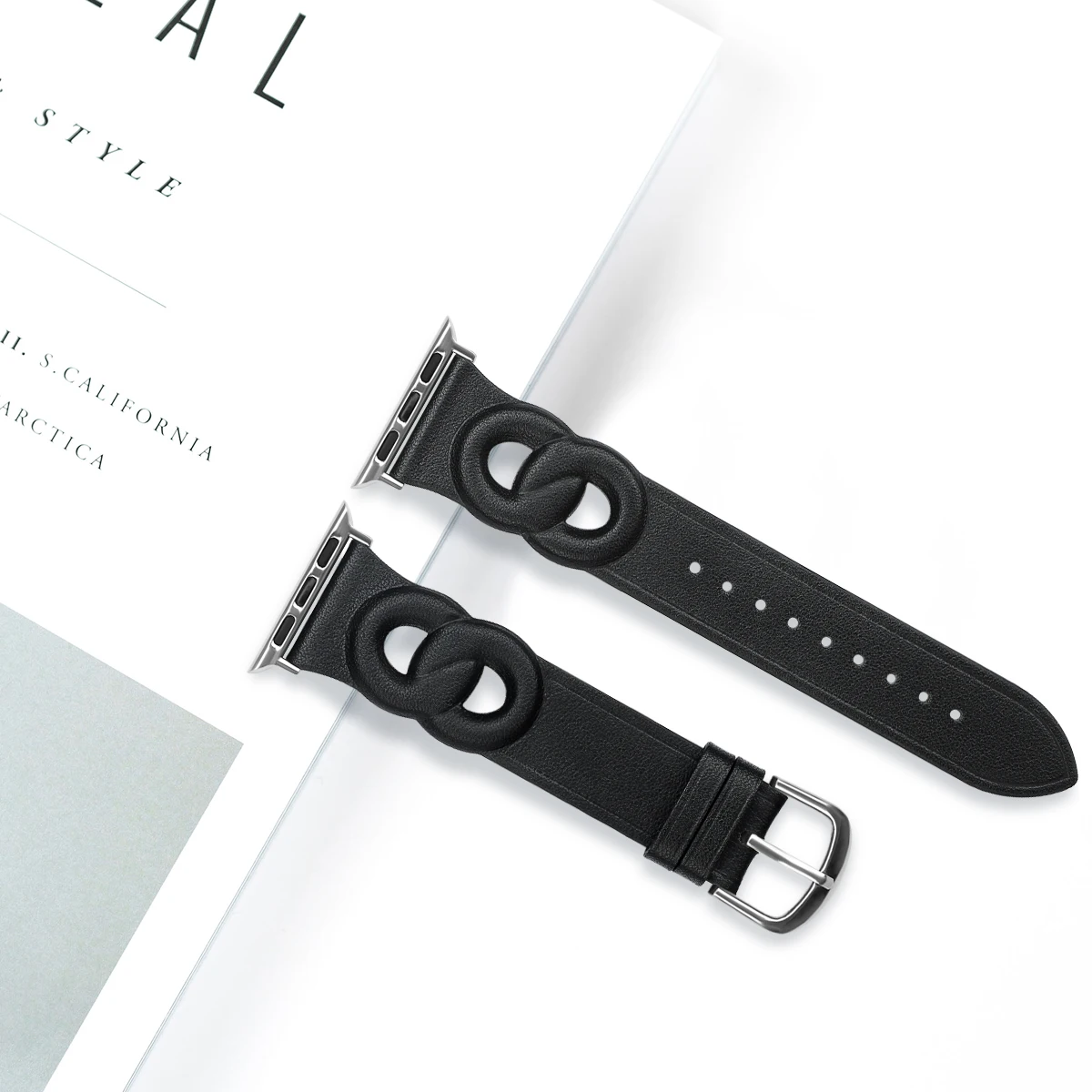 Leather strap For Apple watch Ultra 8 7 49mm 45mm 41mm 6 5 4 SE 44mm 40mm Smart Watch Replacement Wristband For iWatch 42mm 38mm