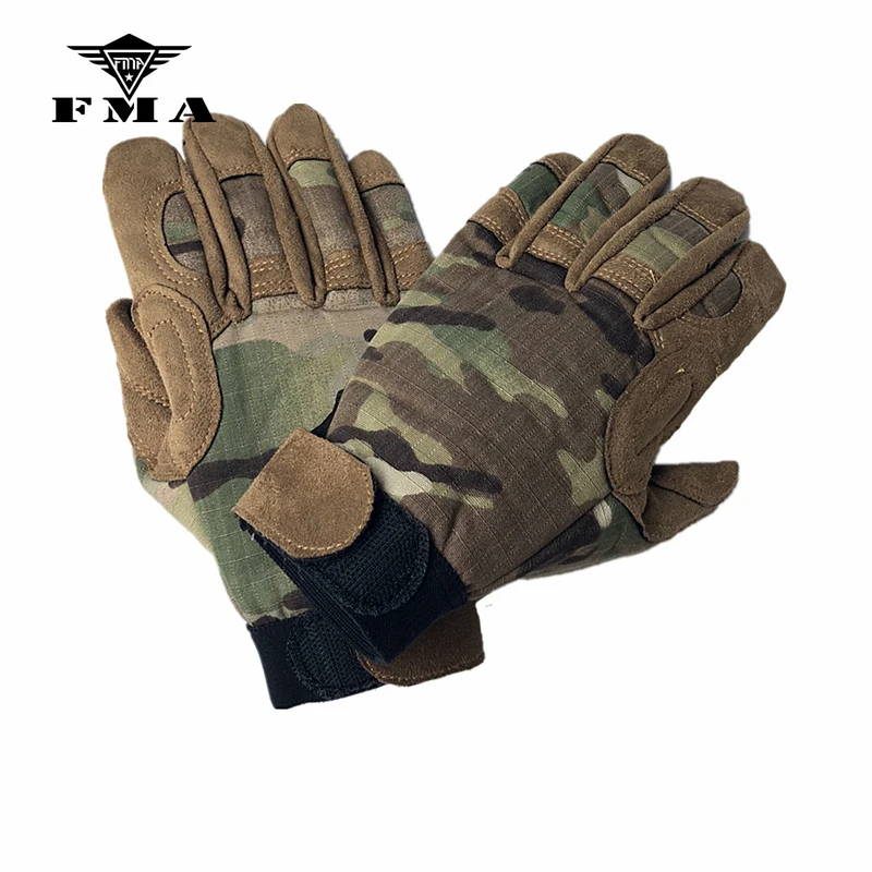 

FMA Combat Airsoft Games Outdoor Sports Gloves Men's Tactical Gloves Military Motorcycle Hunting Gloves Free Shipping