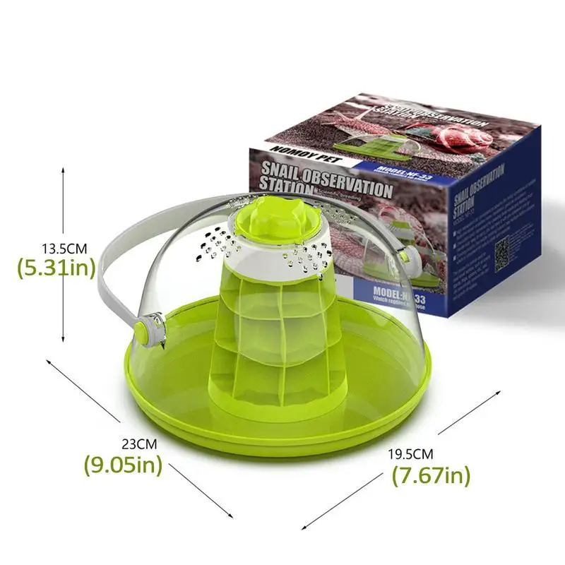 カタツムリと絹の虫のための通気性のあるミニペットの家、redple