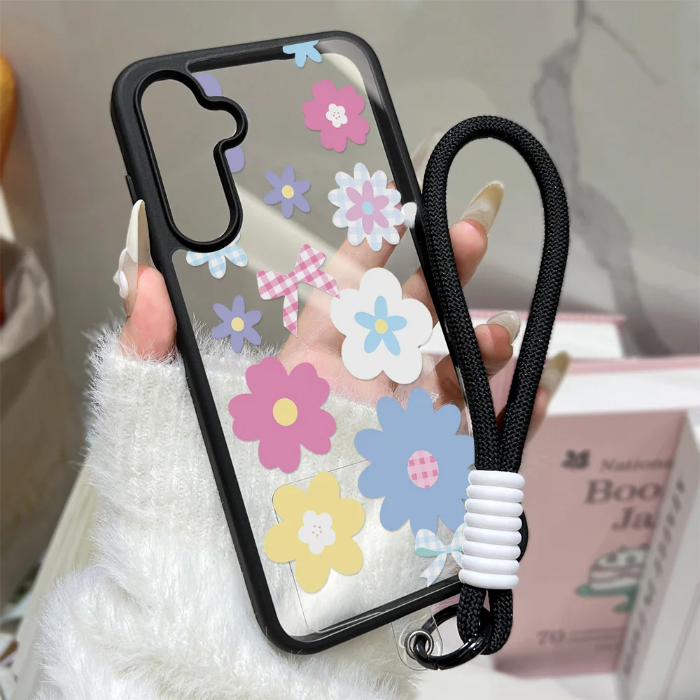 Cute Flower Matte Shockproof Phone Case