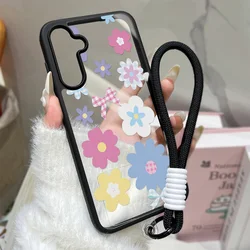 Cute Flower Matte Shockproof Phone Case - Galaxy S23 Ultra (UK08 SJS055)