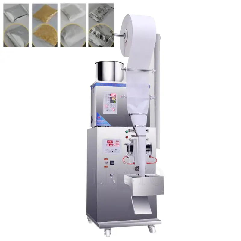 

Multi-Function Granular Powder Liquid Tea Bag Coffee Sugar Honey Tomato Sauce Filling Sealing Packing Machine For Small Business