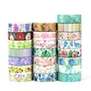 NEW 1PC Decorative Beautiful Floral Leaves Washi Tape Set DIY Scrapbooking Journaling Adhesive Masking Tape Cute Papeleria 1