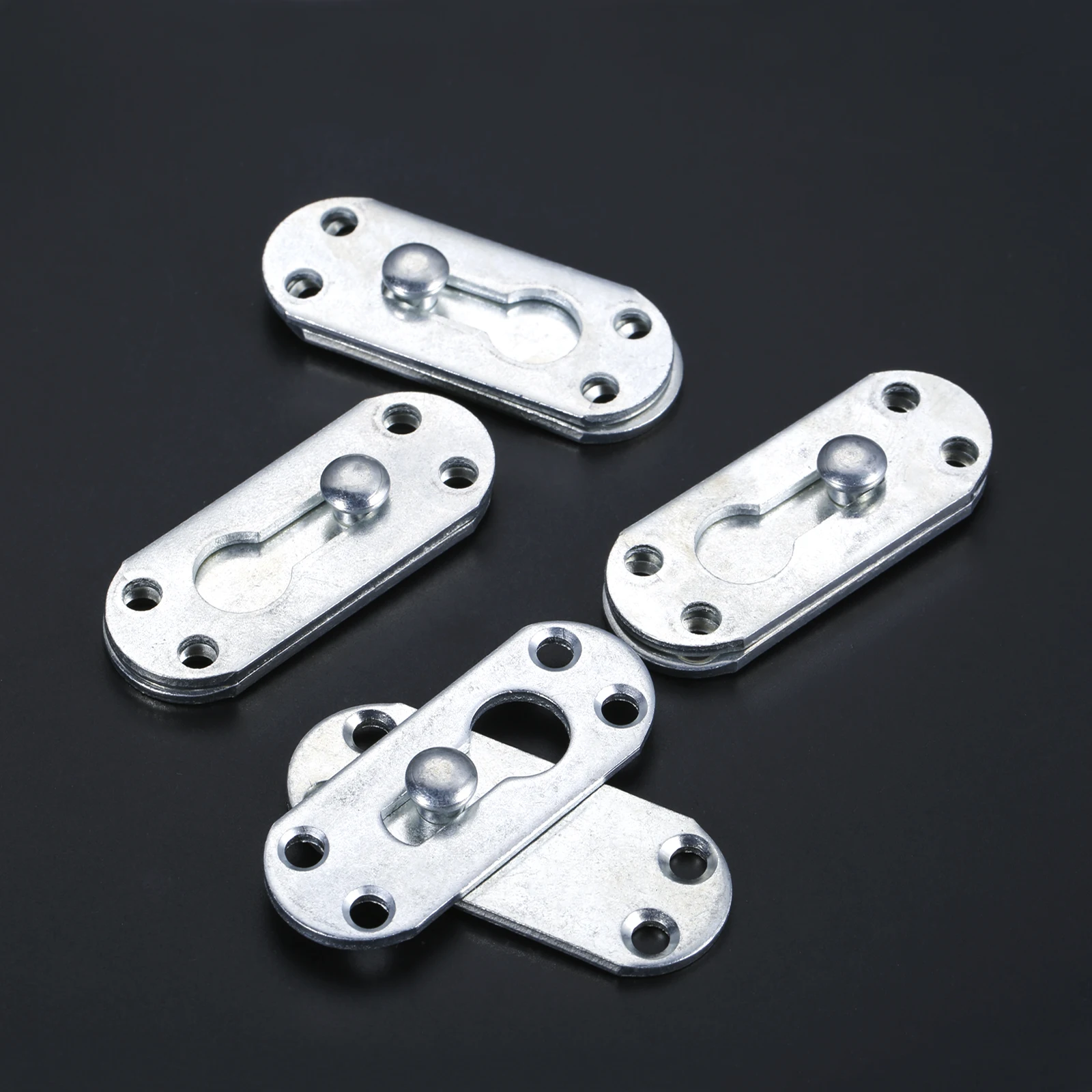 4setsIronHingeThickenedBedHingesInvisibleHangingBuckleJoining