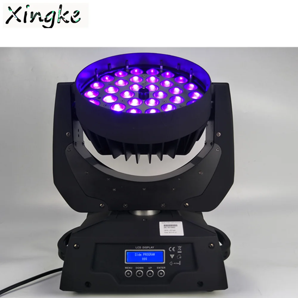 

1 шт./партия, Светодиодный прожектор для дискотеки dmx512, 36x18 Вт