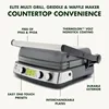7-in-1 Multi-Function Contact Grill & Griddle, Healthy Ceramic Nonstick Aluminum,Adjustable Shade & Shear 4