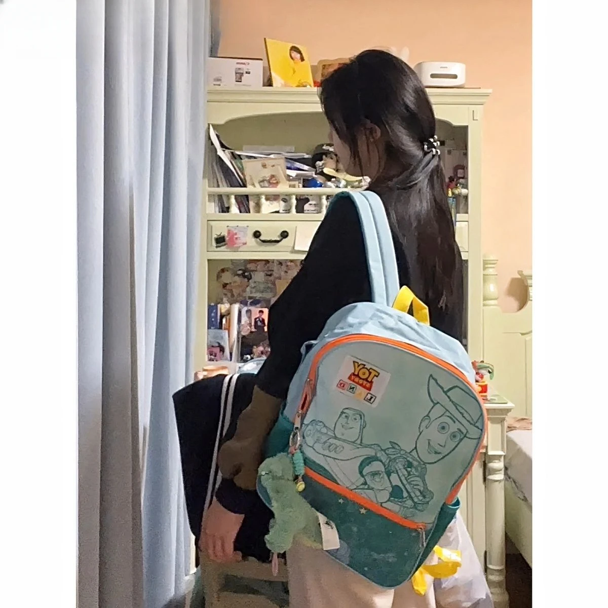 New Disney cartoon toy story  Backpack bag Kindergarten school bag lady Backpack 3