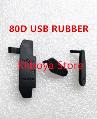 

NEW 80D USB/HDMI-compatible DC IN/VIDEO OUT Rubber Door Cover For Canon EOS 80D Digital Camera Repair Part